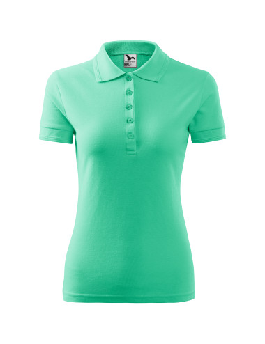 Damen Poloshirt Piqué Polo 210 Mint Adler Malfini