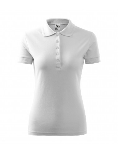 Ladies polo shirt pique polo 210 white Adler Malfini