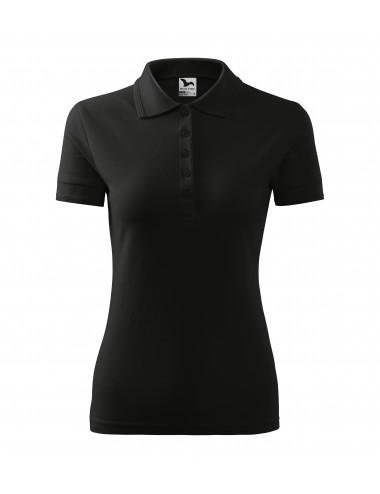 Women`s polo shirt pique polo 210 black Adler Malfini