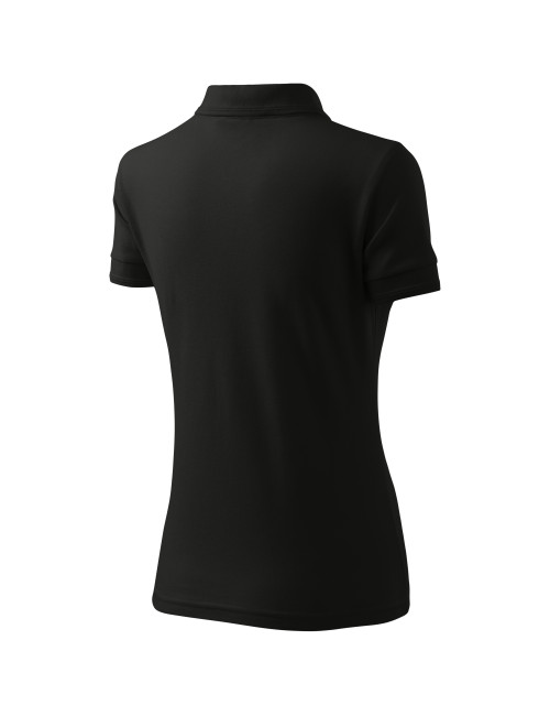 Women`s polo shirt pique polo 210 black Adler Malfini
