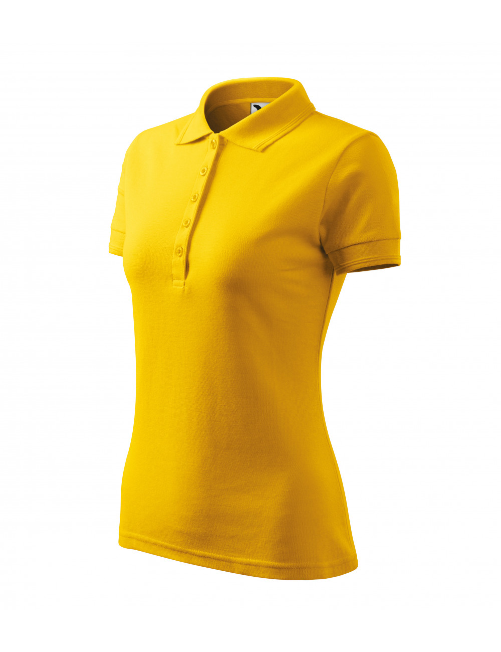 Damen-Poloshirt Pique Polo 210 gelb Adler Malfini