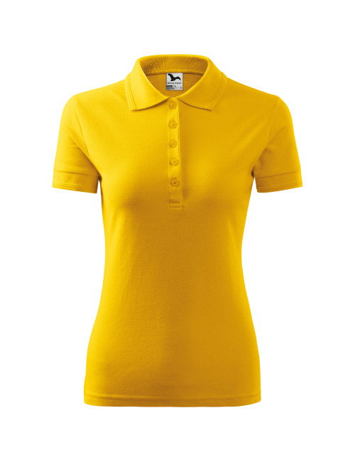 Damen-Poloshirt Pique Polo 210 gelb Adler Malfini