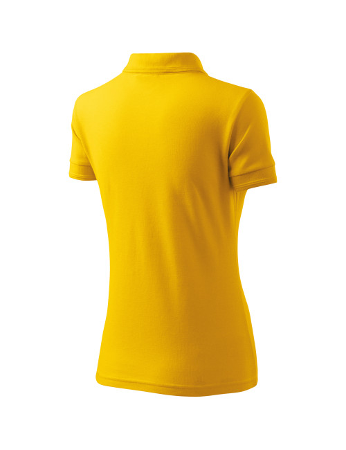 Damen-Poloshirt Pique Polo 210 gelb Adler Malfini