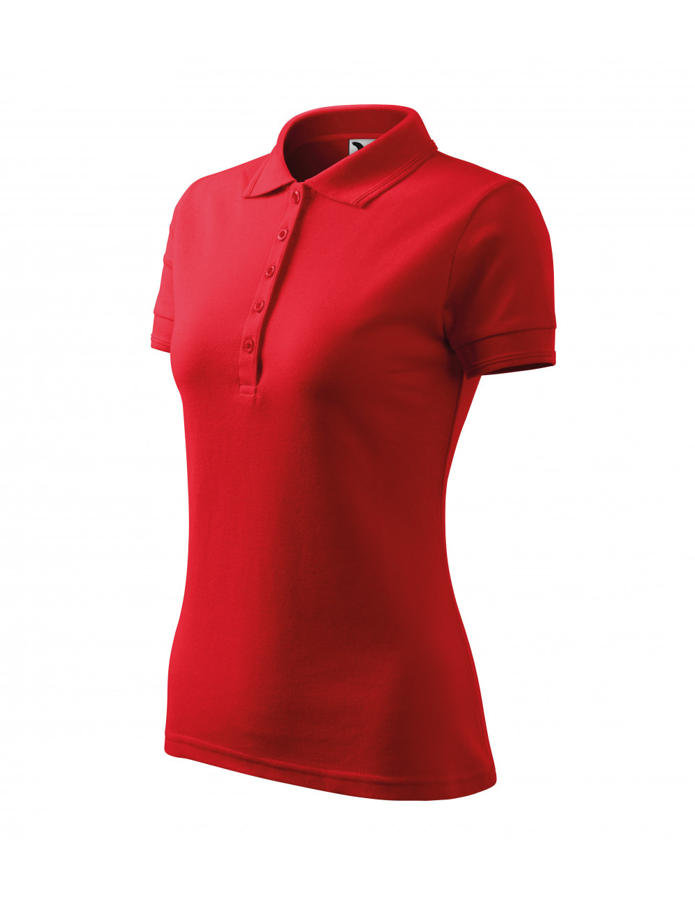Ladies polo shirt pique polo 210 red Adler Malfini