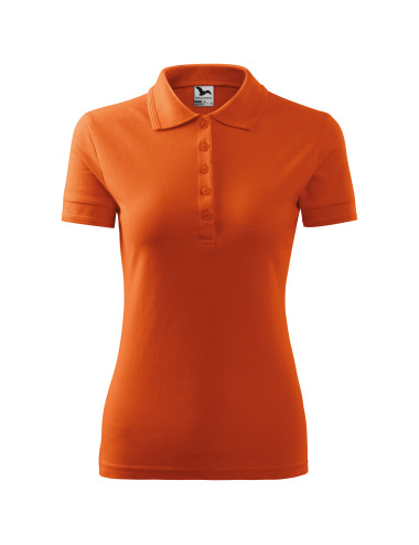 Damen Poloshirt Piqué Polo 210 orange Adler Malfini