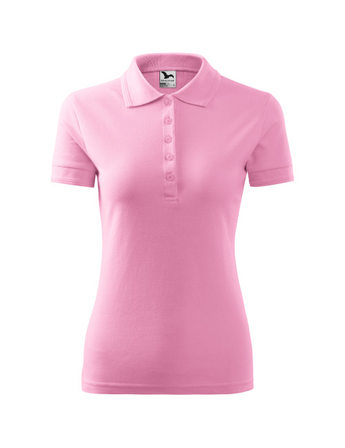 Damen-Poloshirt Piqué-Polo 210 rosa Adler Malfini