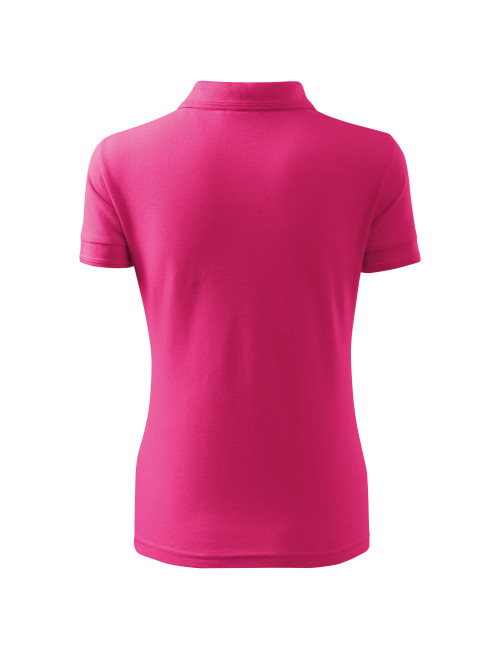 Damen Poloshirt Piqué Polo 210 rot lila Adler Malfini