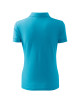 Ladies polo shirt pique polo 210 turquoise Adler Malfini