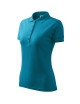Ladies polo shirt pique polo 210 dark turquoise Adler Malfini