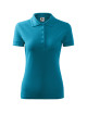 Ladies polo shirt pique polo 210 dark turquoise Adler Malfini
