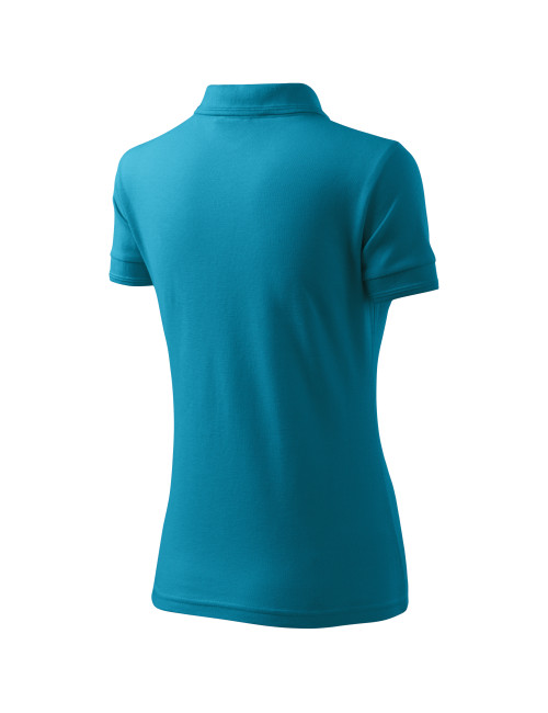Damen Poloshirt Piqué Polo 210 Dunkeltürkis Adler Malfini