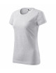 Women`s t-shirt basic 134 light gray melange Adler Malfini