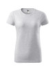 Basic Damen T-Shirt 134 hellgrau meliert Adler Malfini