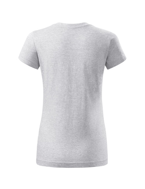 Basic Damen T-Shirt 134 hellgrau meliert Adler Malfini