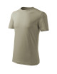 Adler MALFINI Men`s T-shirt Classic New 132 light khaki clothing embroidery