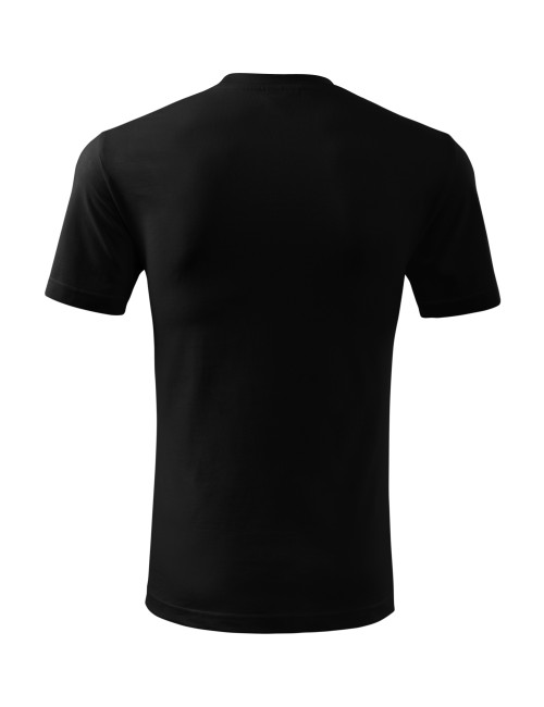 Adler MALFINI Herren T-Shirt Classic New 132 schwarze Kleidung für Logo