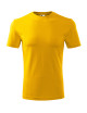 Adler MALFINI Men`s T-shirt Classic New 132 yellow clothing with embroidery