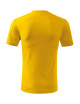 Adler MALFINI Herren T-Shirt Classic New 132 gelbe Kleidung mit Stickerei
