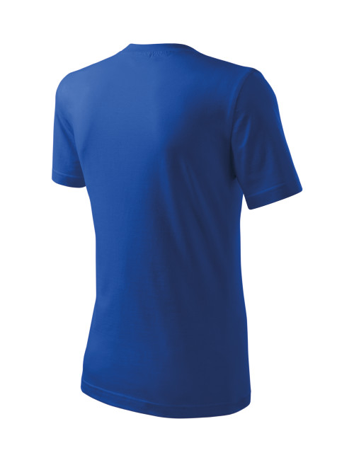 Adler MALFINI Herren T-Shirt Classic New 132, Kornblumenblau, Computerstickerei