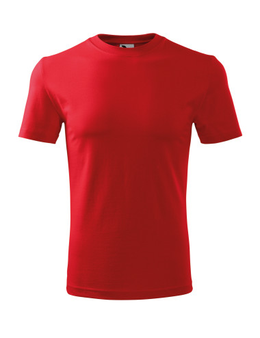 Adler MALFINI Herren T-Shirt Classic New 132 rote Kleidung mit Stickerei