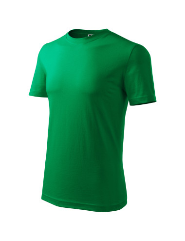 Adler MALFINI Herren T-Shirt Classic New 132 grasgrüne Stickereibekleidung