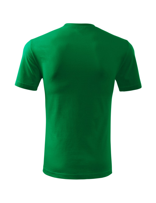 Adler MALFINI Herren T-Shirt Classic New 132 grasgrüne Stickereibekleidung
