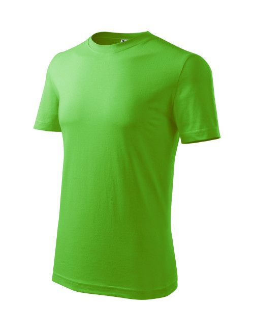 Adler MALFINI Herren T-Shirt Classic New 132 grüne Apfel-Logo-Stickerei