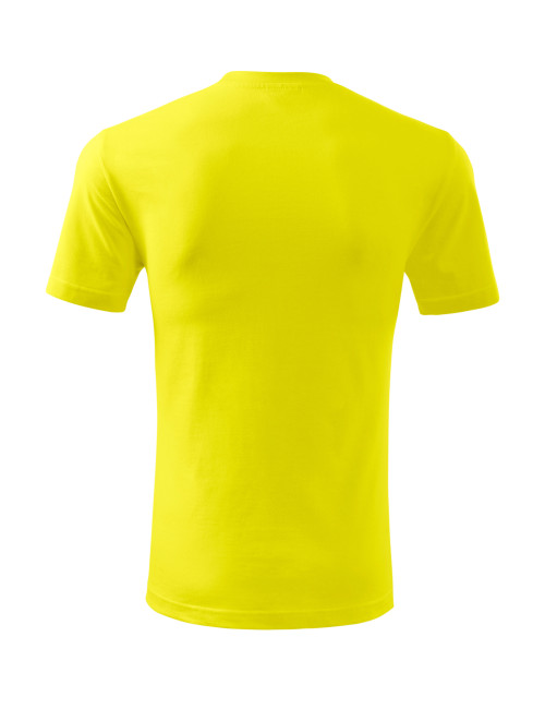 Adler MALFINI Classic New 132 men`s T-shirt lemon logo embroidery