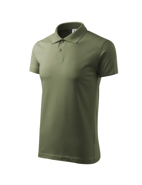 Koszulka polo męska single j. 202 khaki Adler Malfini