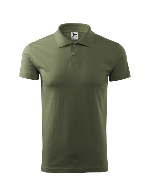 Koszulka polo męska single j. 202 khaki Adler Malfini