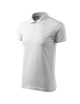 Men`s single j polo shirt. 202 white Adler Malfini