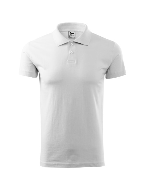 Herren-Single-Poloshirt, Größe 202, weiß, Adler Malfini
