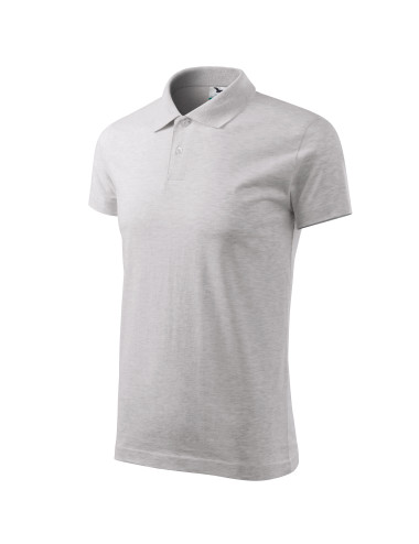 Men`s single j polo shirt. 202 light gray melange Adler Malfini