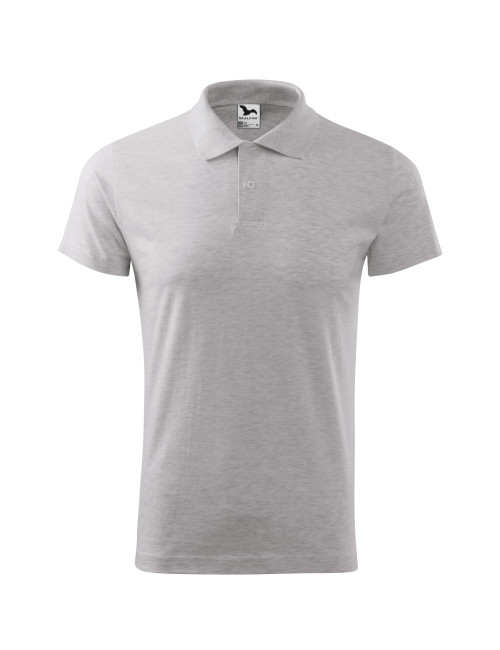 Men`s single j polo shirt. 202 light gray melange Adler Malfini