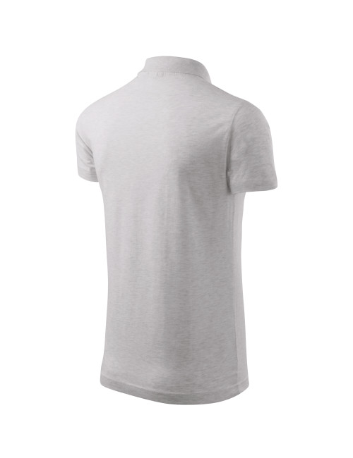 Men`s single j polo shirt. 202 light gray melange Adler Malfini