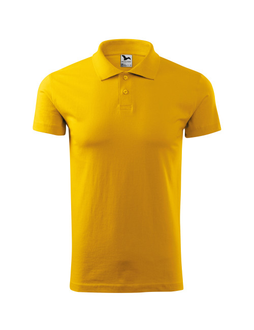 Men`s single j polo shirt. 202 yellow Adler Malfini