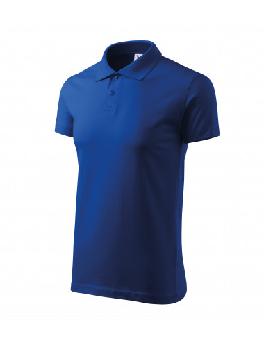 Herren-Single-Poloshirt, Größe 202, kornblumenblau Adler Malfini