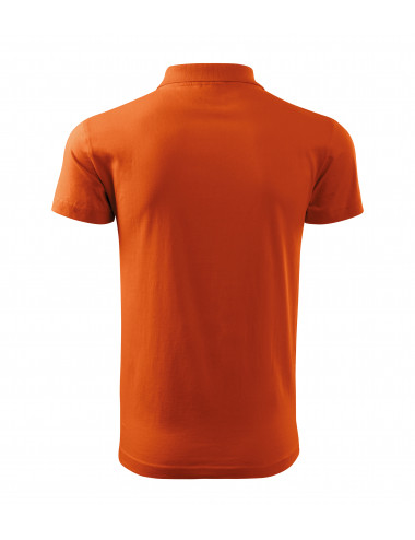 Koszulka polo męska single j. 202 pomarańczowy Adler Malfini