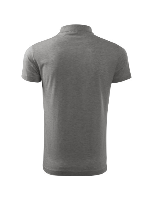 Single j polo shirt for men. 202 dark gray melange Adler Malfini