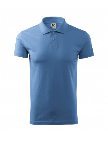 Herren-Einzelpoloshirt, Größe 202, blau Adler Malfini