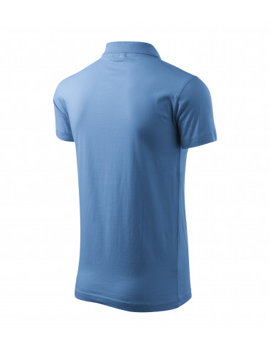 Herren-Einzelpoloshirt, Größe 202, blau Adler Malfini