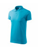 Men`s single j polo shirt. 202 turquoise Adler Malfini