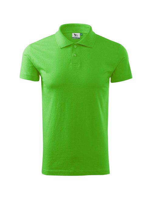 Men`s single j polo shirt. 202 green apple Adler Malfini