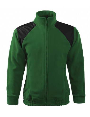 Unisex-Fleece-Sweatshirt aus dickem, warmem, verstärktem Fleece, Hi-Q 506 Flaschengrün Rimeck