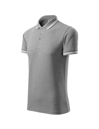 Herren-Urban-Poloshirt 219 dunkelgrau meliert Adler Malfini