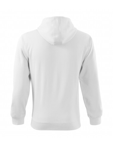 Men`s sweatshirt trendy zipper 410 white Adler Malfini