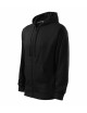 2Men`s sweatshirt trendy zipper 410 black Adler Malfini