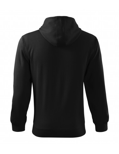 Trendiges Herren-Sweatshirt mit Reißverschluss 410 schwarz Adler Malfini