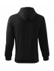 2Men`s sweatshirt trendy zipper 410 black Adler Malfini