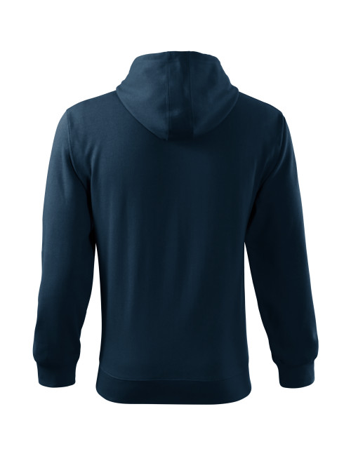 Men`s sweatshirt trendy zipper 410 navy blue Adler Malfini